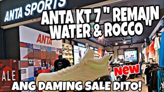 THE NEW ANTA KT7 ROCCO & REMAINS WATER ANDITO NA MAY 50% SALE DIN SHOES & APPARELS SOLID NEW ARRIVAL