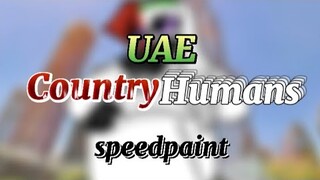 United Arab Emirates || CountryHuman Speedpaint