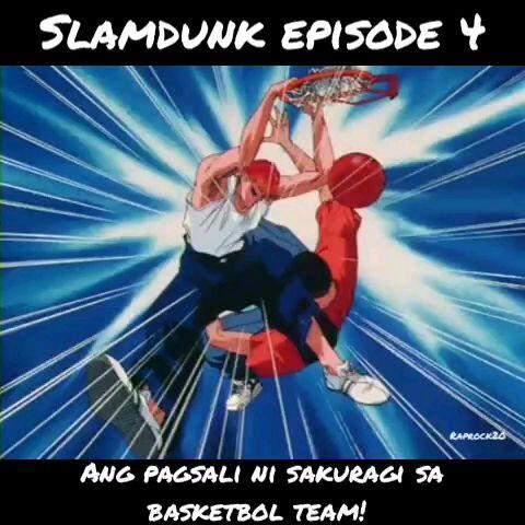 SlamDunk Episode 4 Ang Pagsali ni Sakuragi sa Basketbol Team