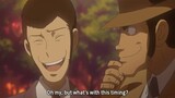 Lupin 3rd vs Detective Conan Movie, Funny scenes—Silver Bullet