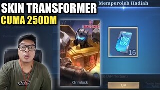 MOONTON BERCANDA ? DI JAMIN DAPET SKIN TRANFORMER CUMA 250DM !! TOTAL DAPET 16 TIKET !