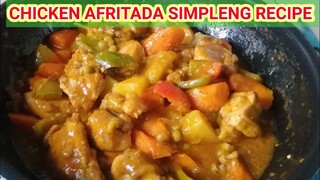 CHICKEN AFRITADA | LUTONG BAHAY PINOY RECIPE