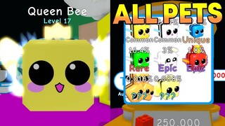 I HATCHED THE NEW RAREST QUEEN BEE & ENCHANTMENT ON LEGENDARIES - Bubble Gum Simulator