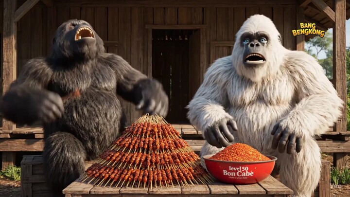 MUGBANG 1000 tusuk sate bon cabe level 50 pedas