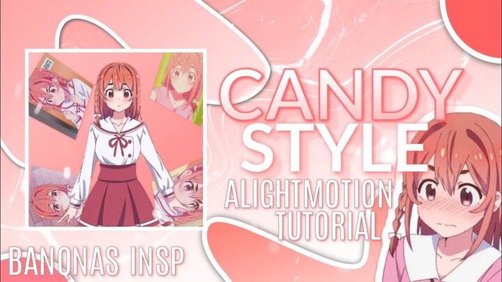 4 PIC CAM MOVEMENT FLIP Advance Candy Style Transition Tutorial in Alightmotion | banqnas insp