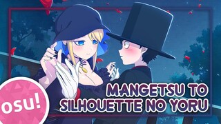 [osu!] Shinigami Bocchan to Kuro Maid OP | Mangetsu to Silhouette no Yoru -  Bocchan & Alice