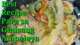 Ginisang Ampalya with Fried Tofu and Sotanghon https://youtube.com/channel/UCR0U7s2jxsgkyQt6bQezIXg