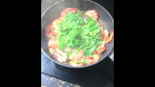 กุ้งอบวุ้นเส้นด้วยกระทะง่ายๆ