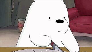 Kami Bare Bears, ternyata Yuri mengajari White Bear apa yang dia katakan dan lakukan.