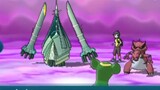 Pokémon [Understand the Fire! ] Why is one sloppy lying flat and the other the first in the universe