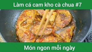 Làm cá cam kho cà chua p7