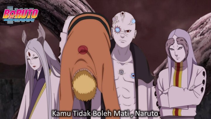 Naruto perang dengan Ketua klan otsutsuki dalam perang terakhir shinobi vs otsut