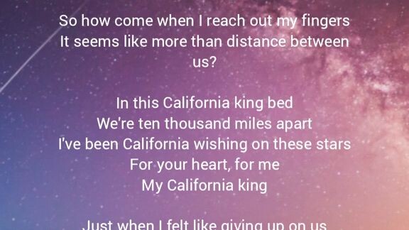 California King bed
