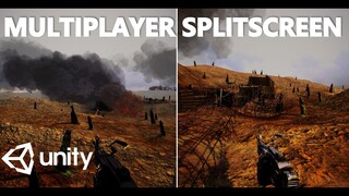 HOW TO CREATE SPLITSCREEN FOR FPS MULTIPLAYER GAMES - MINI UNITY TUTORIAL