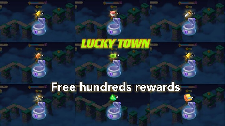Lucky town township là gì? Lucky town for Halloween 2021 | Game township nhiều rương miễn phí