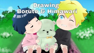 Gambar Boruto & Himawari versi cebol✌🏿🗿