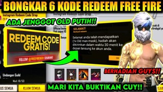 KODE REDEEM FREE FIRE TERBARU 1 JUNI 2023 HARI INI