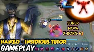 HANZO INSIDIOUS TUTOR GAMEPLAY | TOP 1 IN TOWN 🤣 | MOBILE LEGENDS