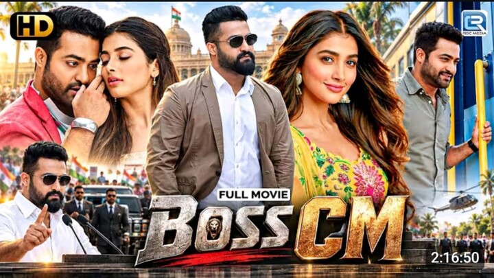 THE BOSS CM-New Release South action blockbuster superhit hindi movie | Jr NTR. Pooja Hegde.
