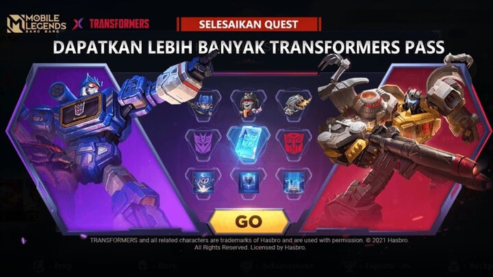 UNTUNG BANYAK ! INI CARA SELESAIKAN MISI MLBB X TRANSFORMERS TOKEN PASE 3 ! SPIN AUTO HOKI !