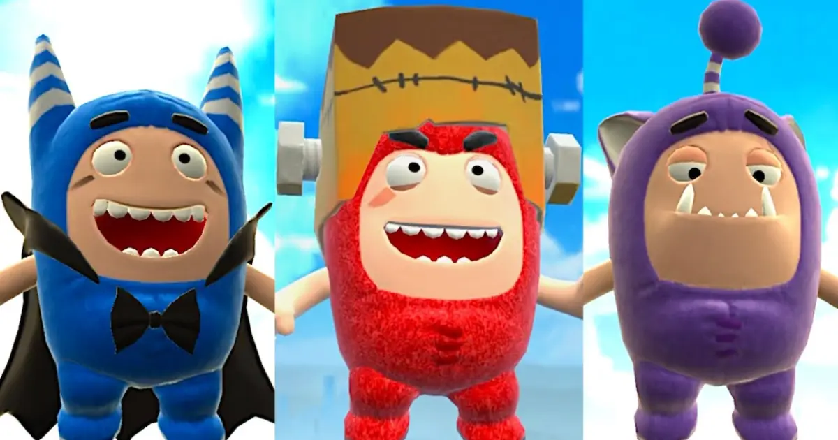 Oddbods turbo run игра. Оддбодс ньют. oddbods fuse. фигурка с меняющимися эмоциями oddbods - слик, 8.5 см. oddbods slick.