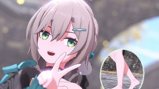 Anda benar, tapi 💕Qingque kamu lupa memakai sepatu🤤🥵|Barefoot Qingque MMD| Honkai Impact: Star Dome 