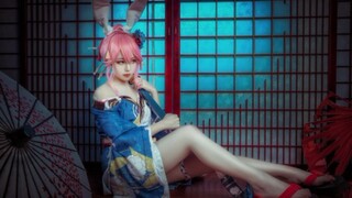 【cos合集】小姐姐cosplay崩坏学园和服八重樱信花舞伎，小姐姐穿和服的亚子真美!
