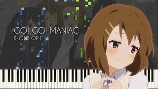 [FULL] GO! GO! MANIAC - K-ON!! (Season 2) OP1 - Piano Arrangement [Synthesia]