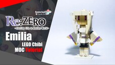 LEGO Re:Zero Emilia Chibi MOC Tutorial | Somchai Ud