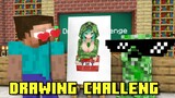 Monster School : Drawing Challenge - Funny Minecraft Animation