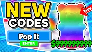 New "Rainbow Gummy Update Working Codes 2021 in Roblox Pop It Trading