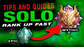 Pro Player Tips for Solo Rank | Epic to Mythic Challenge | MLBB Cris DIGI