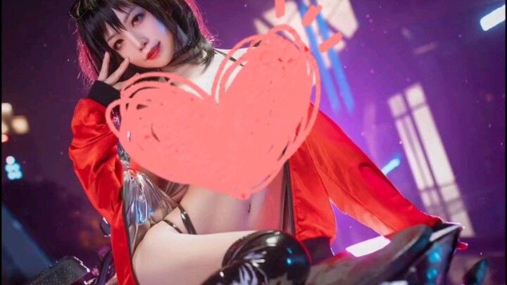 [ภาพสวยๆวันนี้] Shui Miao cos Azur Lane Taifeng Motorcycle