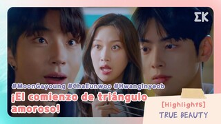 [Highlights] ¡El comienzo de triángulo amoroso! | #EntretenimientoKoreano|True Beauty EP4