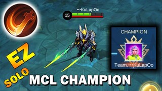 ARGUS EASY SOLO MCL CHAMPION | MOBILE LEGENDS