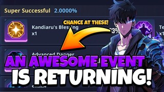 A FAVORITE EVENT RETURNS & NEW PACKS WITH MINOR UPDATES! [Solo Leveling: Arise]