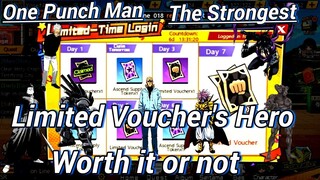 One Punch Man Limited Voucher | Limited Voucher's Hero - One Punch Man The Strongest