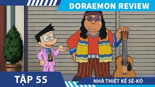 Review Doraemon , Nhà thiết kế thời gian Sê-kô  ,tóm tắt doraemon  tập 55 , revi