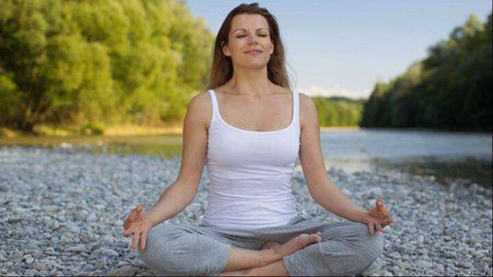 Meditation.Well-being.Healthy living.Meditate.Calm.Relax.Breathe.