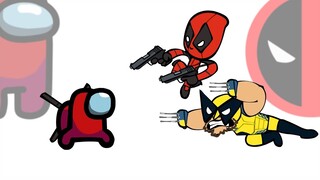 [Giữa chúng ta]Xiaohong chiến đấu với Deadpool và Người Sói!