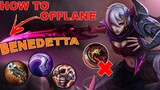 HOW TO OFFLANE BENEDETTA | MLBB