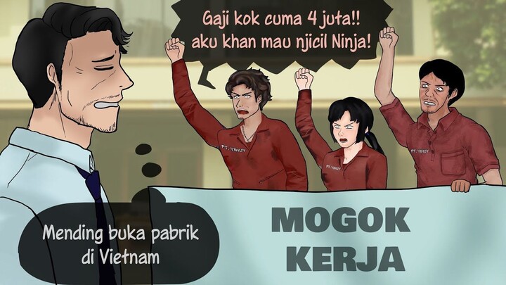 Demo Minta Naik Gaji , berujung pengangguran abadi  Kartun Drama, Animasi Drama