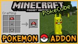 Minecraft PE อะไรนะ!!มี Pokemon ให้จับในเกมเพียบ!! PokeCube/Pixelmon PE
