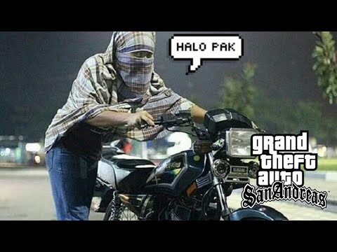 KEMALINGAN MOTOR,TERNYATA MALINGNYA TEMEN SENDIRI - GTA SA DYOM