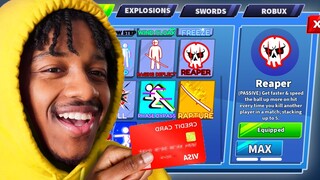 I Spent Robux On The NEW Roblox Blade Ball UPDATE * REAPER ABILITY *