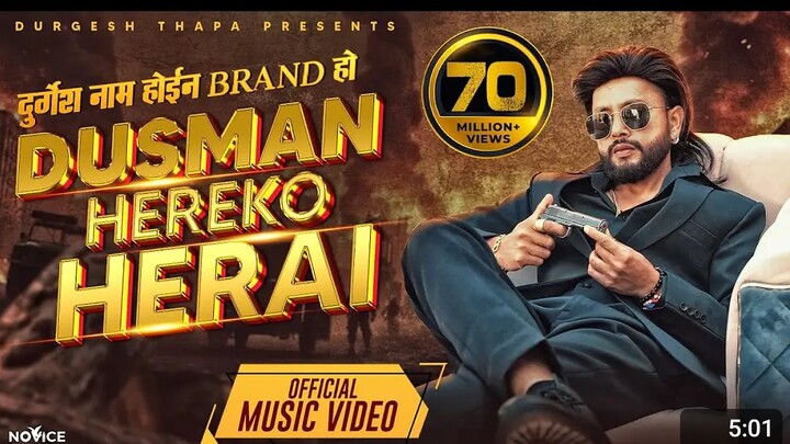 DUSMAN HEREKO HERAI  background music  | Durgesh Thapa/Priyanka Karki/Kabita Nepali/Ananda Karki