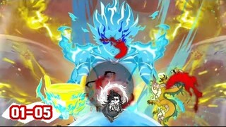 Xuyên Không Đấu La, Thức Tỉnh Tứ Sinh Võ Hồn: Tập 01 - 05 | LuCa Sub