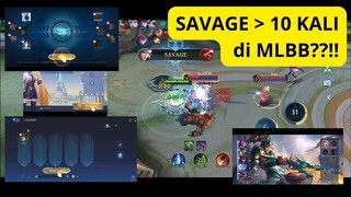 SAVAGE ZILONG-KU LEBIH DARI 10 KALI!!!! APAKAH INI PERTANDA MENJADI "PRO PLAYER"??!!