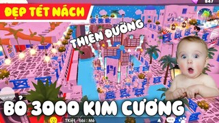 NẠP 3000 KIM CƯƠNG VÀO NHÀ 54k THÀNH HOMESTAY THIÊN ĐƯỜNG || PLAY TOGETHER