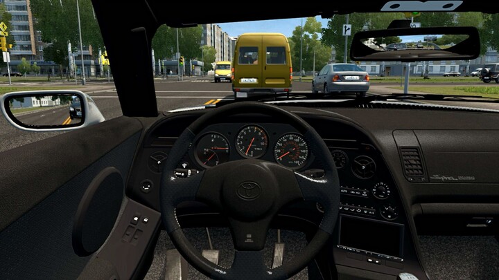 Toyota Supra TRD Turbo - City Car Driving [Steering Wheel Game Play]